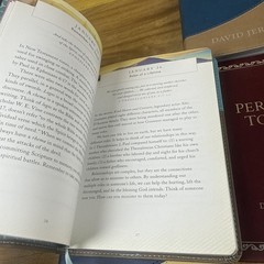 Lot of 5 David Jeremiah Leather Devotional Books Christian Set Leather READ