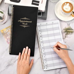 3 Column Appointment Book – Daily and Hourly Schedule Book with 200 Pages