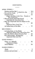 1895 Nature Myths and Stories for Little Children 102 Pages