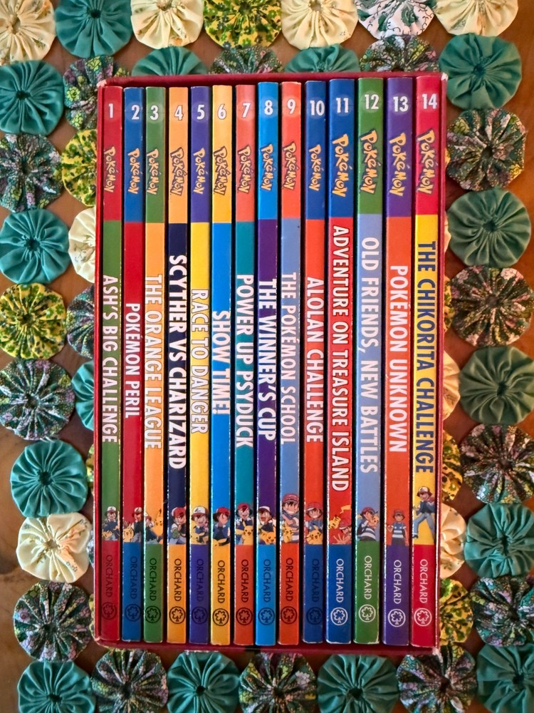 Pokemon Super Collection Book Box Set 1-14 Paperback Coloring Book #15 Missing