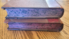 Antique 1920 National Geographic Magazine Hard Cover 2-Book Set Jan-Dec