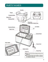 Zojirushi BB-PAC20 Home Bakery Virtuoso Bread Machine Owners Manual + Recipes!