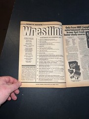 Sports Review Wrestling Magazine November 1981 Dusty Rhodes Cover NWA WCCW WWF