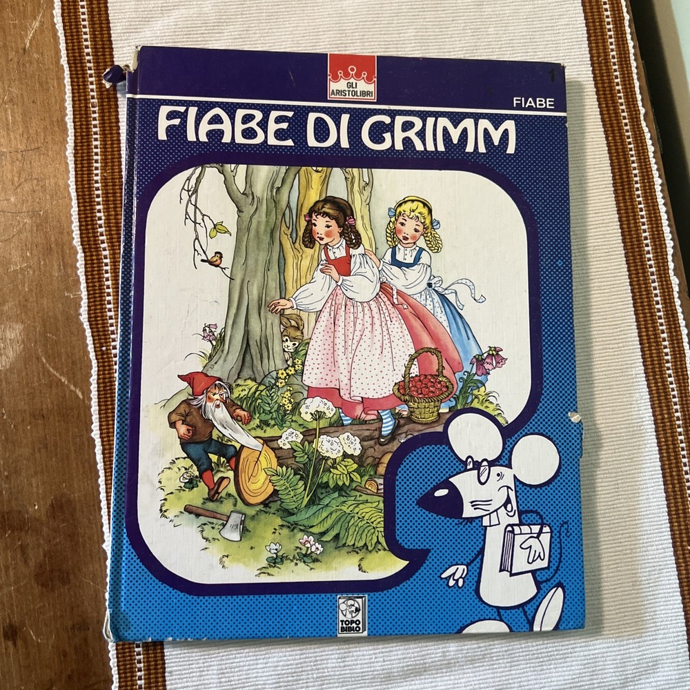 FIABE DI GRIMM Illus Klapschy Astro libri Topo Biblo 1979 12X9.5“ Beautiful