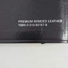 1996 NIV Thinline Bible Zondervan Black Premium Bonded Leather