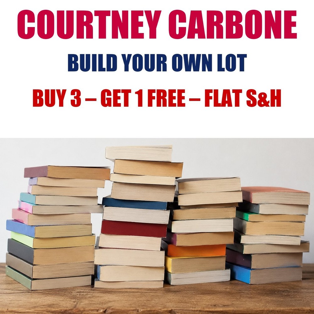 Courtney Carbone Paperback Books – Build Your Own Book Lot – Flat Shipping