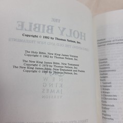 Holy Bible NKJV RLE Giant Print Thomas Nelson 334 Black Bonded Leather 1992