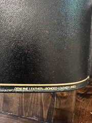 Matching Black Leather Scriptures 7-1/2” X 5-1/2” Clean Pages!