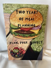 Two Year of Meal Planning 53 pages 6″x9″