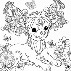 Chinese Crested The Coloring Book so Cute 100 pages Fun For all Ages No 4 of 20