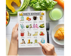 12Pcs Diabetes Food List Chart Low Carb Glycemic Index Diet Plan Meal Guide