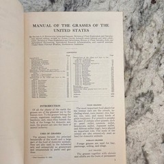 Manual of the Grasses (Hardcover, 1950, 2nd Ed.) A. S. Hitchcock & Agnes Chase: