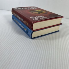 SUZANNE COLLINS Hunger Games Book Lot 2 Catching Fire Mockingjay Hardcovers