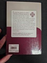 Summary of Christian Doctrine, Koehler. New King James Bible Edition. Concordia
