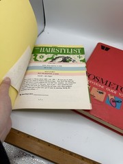 Vintage 1970s Cosmetology Book Set Keystone Guide + Piedmont Beauty College
