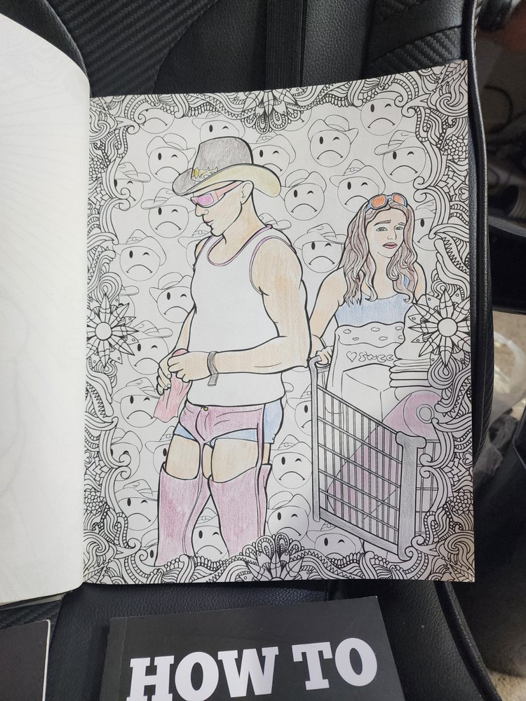 Irreverent Adult Coloring Lot – People of Walmart, Draw With a Vengeance & Huge