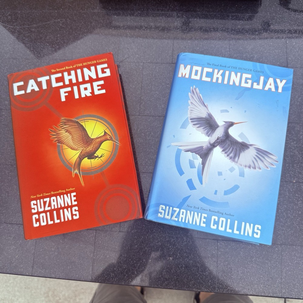 The Hunger Games Catching Fire Mockingjay Suzanne Collins HC Scholastic Press