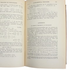 KEYNES ECONOMICS PROBABILITY MATHEMATICS PHILOSOPHY 1921 1st ED THEORY J MAYNARD