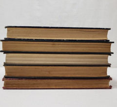 Vintage Christian Books Stack Lot of 5 Bible Theology Pastor Preacher Decorative