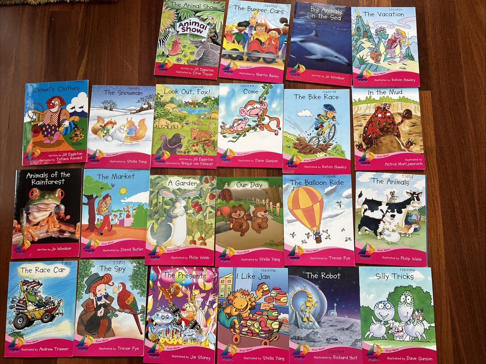 Lot of 22 Rigby Sails PM Books Leveled Readers Homeschool Beginner Reader Sight