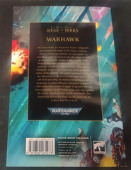 THe Horus Heresy Siege of Terra Warhawk by Chris Wraight 1st Print 2022 PB