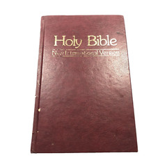 Holy Bible New International Version International Bible Society Red HC GUC
