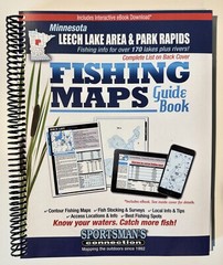 Minnesota Leech Lake Area And Park Rapids Fishing Maps Guidebook