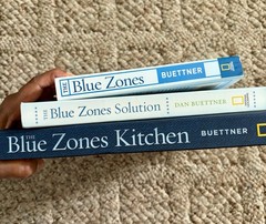 The Blue Zones Series by Dan Buettner, National Geographic, 3 Book Set