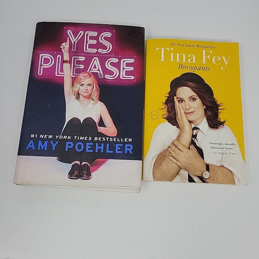 Bossypants – Paperback Fey, Tina + Yes Please Amy Poehler HC Lot