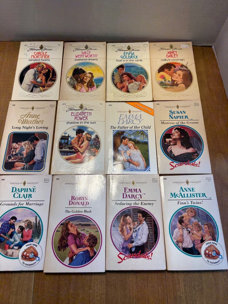 Harlequin Presents Lot of 12 (See photos for titles)