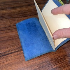 1930 Penn State Leather Book 6” X 4” Hand Made Vintage 30ish Pages