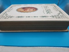 White Holy Bible King James Version Red Letter Edition Regency Vintage 1971