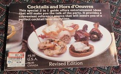 VINTAGE 1978 COCKTAILS AND HORS D’OEUVRES BY NITTY GRITTY COOKBOOKS 88 PAGES