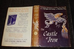 Lion Sprague de Camp The Castle of Iron HBDJ Gnome Press 1st edition very good
