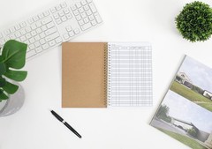 Home & Business Bookkeeping Set – Expense Ledger 100 Pages