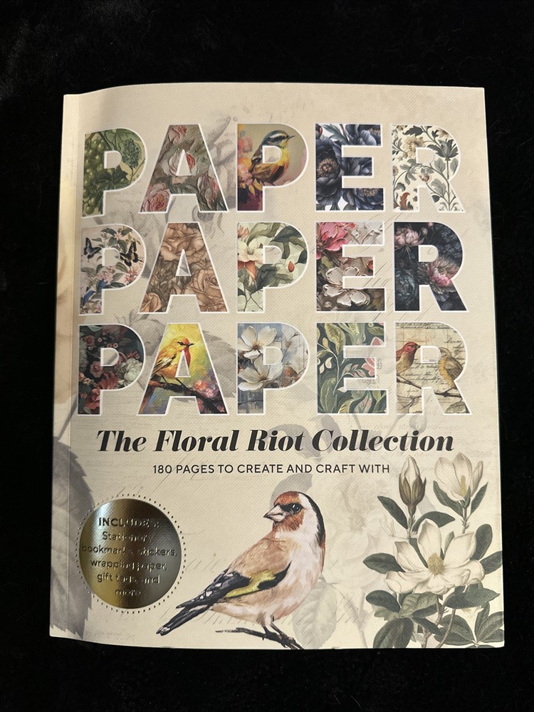 PAPER PAPER PAPER The Floral Riot COLLECTION BOOK 180 Pages Create Craft 2025