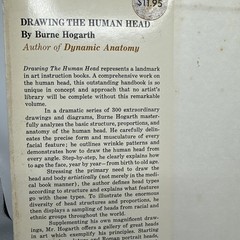 Drawing the Human Head Burne Hogarth 300 Illustration Hardcover Dust Jacket ‘77