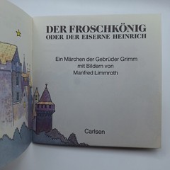 Der Froschkonig Oder Der Eiserne Heinrich Pixi Bucher Nr 634 Carlsen 1993