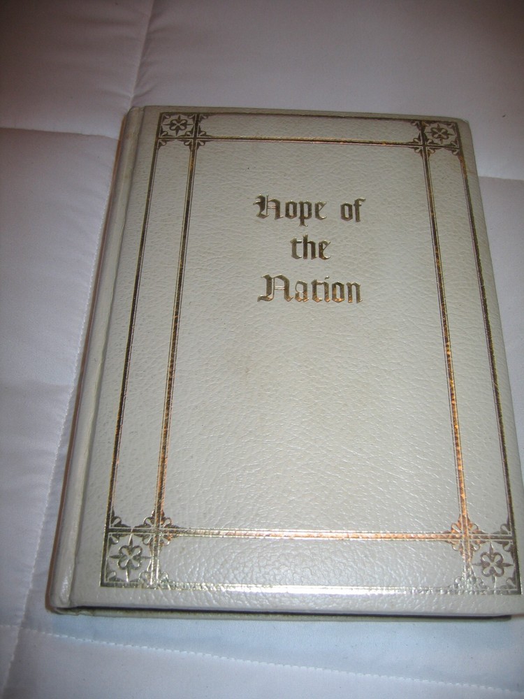 Hope of a Nation Nelson Beecher Keyes 1959 Leather Bound HC Book