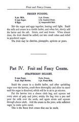 Homemade Ice Cream And Candy Cook Book „1908” 108 Pages