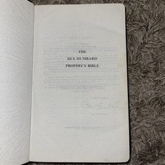 Vintage 1979 Rex Humbard Prophecy Bible KJV Genuine Leather Black