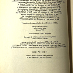 Oscar Wilde Treasury of World Masterpieces Complete & Unabridged 784 Pages, 1983