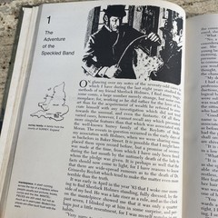 Vintage 1968 Casebook of Sherlock Holmes By A. Conan Doyle (Illustrated, HC)