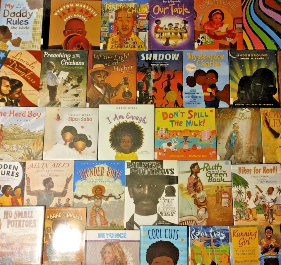 RANDOM MIX Lot of 10 Black/African American Children’s Picture Books