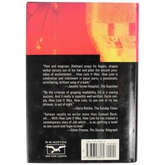 James Kelman SIGNED How Late It Was How Late First US Edition Booker Prize HCDJ