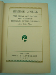 Eugene O’Neill 1926 A Collection of Nine O’Neill Plays 383 Pages Good Condition