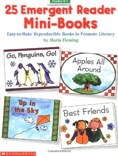 25 Emergent Reader Mini-books – Paperback – VERY GOOD