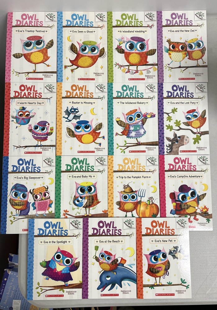 Owl Diaries Books 1-15 Box Set Brand New! No Box!
