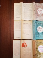 The Lord of the Rings J.R.R. Tolkien 1961 1st editions, 10th/8th/8th impressions