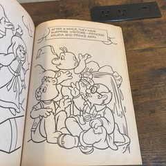 Teddy Ruxpin Coloring Activity Book 108 Clean Pages Golden 1986